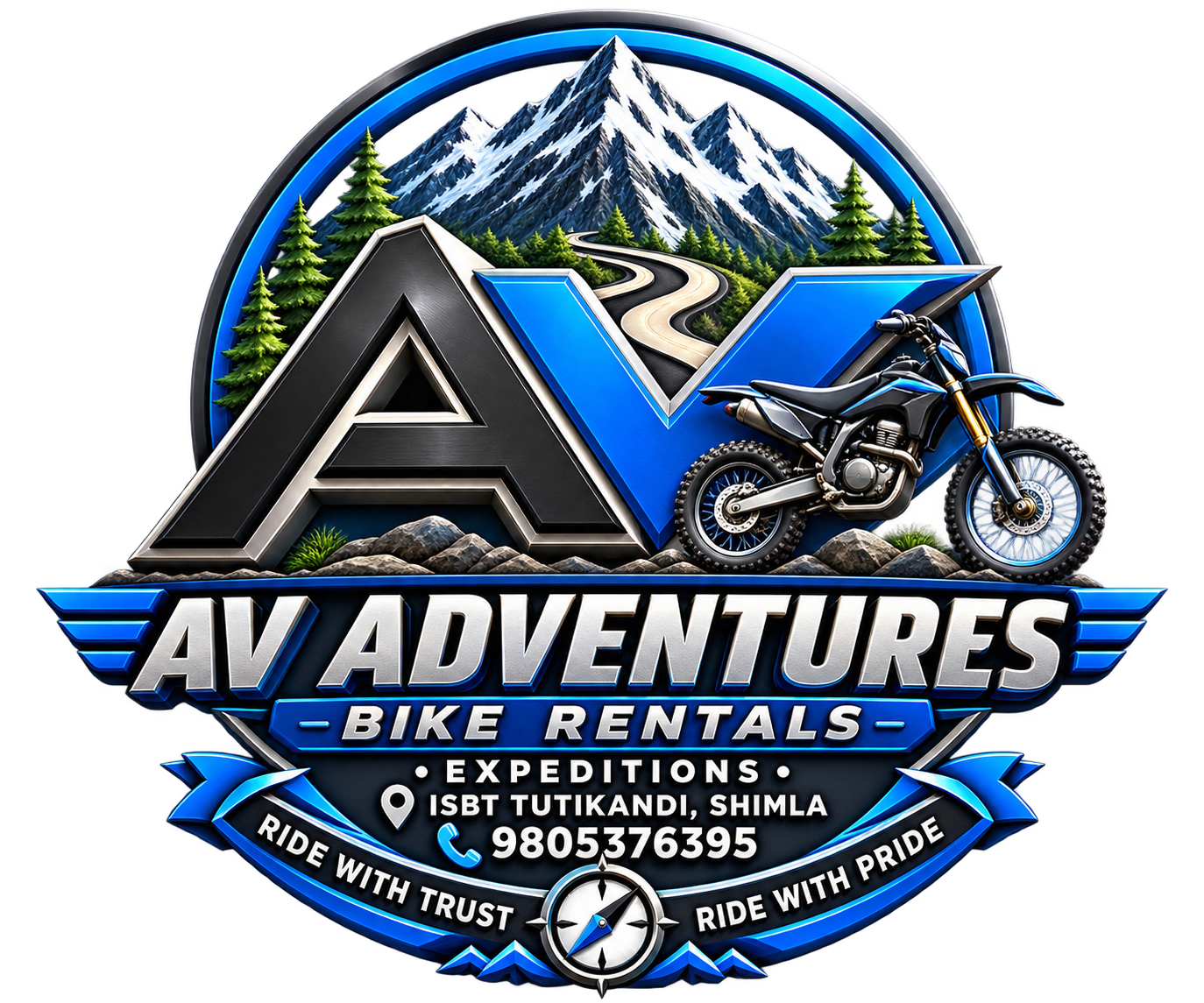 AV Bike Rentals logo